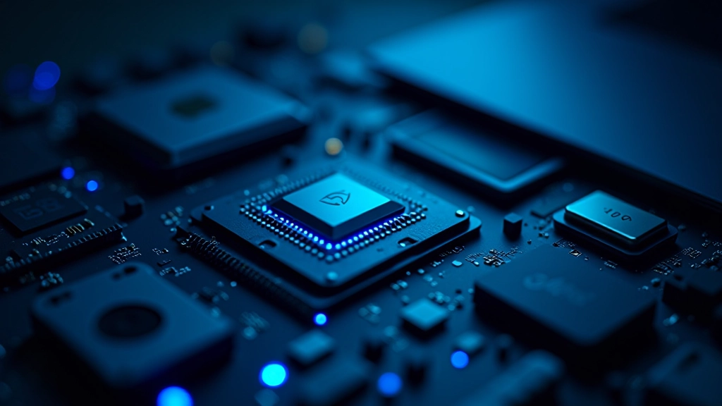 Techniczny schemat komponentów laptopa: procesor, dysk SSD, TPM 2.0 — części bezpieczeństwa podświetlone